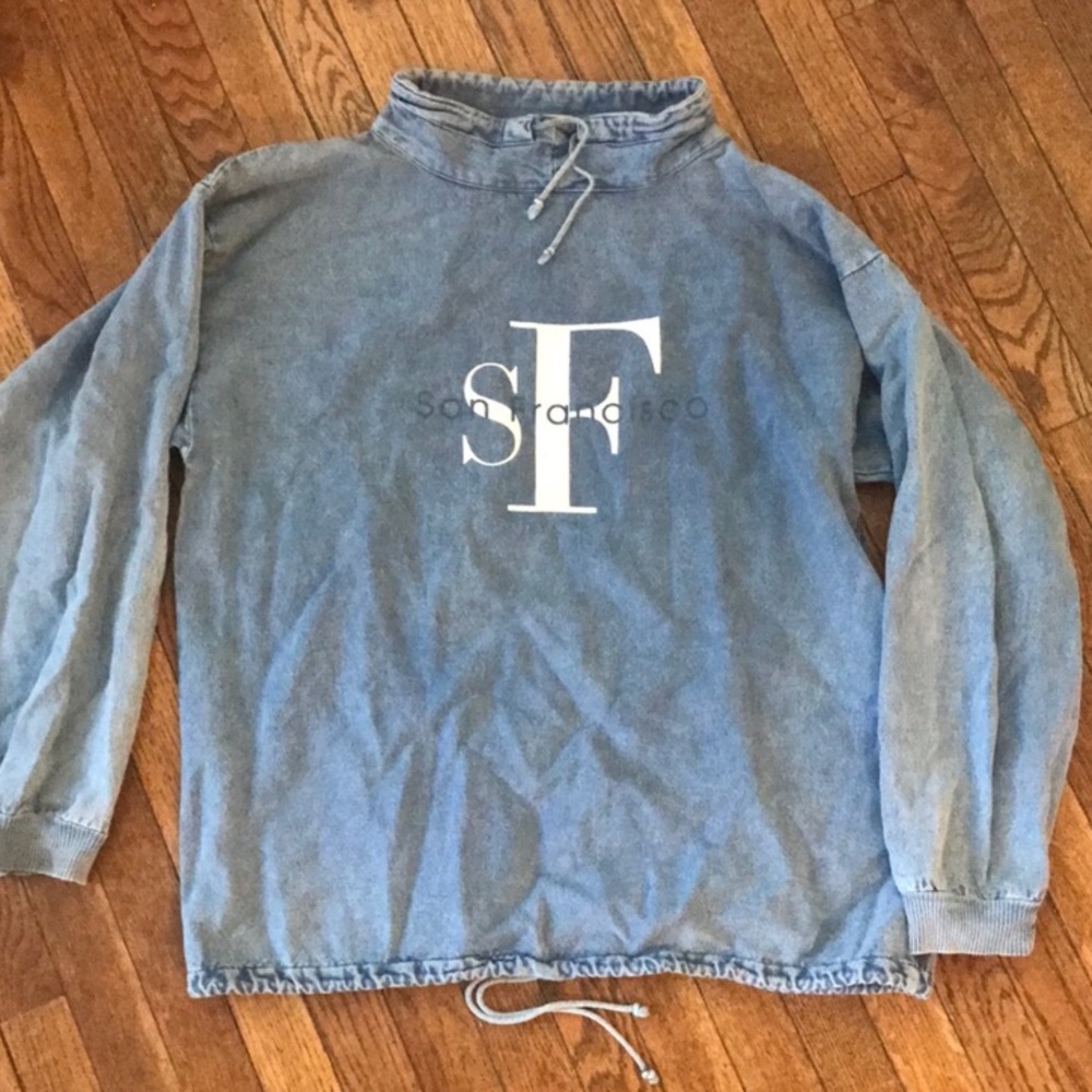 San Fran Blue Jean Pullover